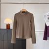 Preço Offline 399. Top Térmico de Lã com Meio Zíper Slim Fit, Quente e Emagrecedor, Adequado para Roupas de Exterior e Treinamento Físico