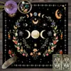 Toalha de Mesa Tarot Céu Estrelado Tarot Fase da Lua Toalha de Mesa Decorativa Jogo de Tabuleiro Jogo de Cartas Jogo de Shuffleboard Decoração Toalha de Mesa Tarot