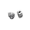 Plata 999 plata 3D moneda pasante cuenta calabaza pulsera retro cuentas sueltas diy accesorios de cuerda hechos a mano T0482