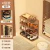 Puerta de Entrada de Casa de Alquiler Zapatero Estilo Estrecho Ahorrador de Espacio Hogar Multicapa Simple Estante Organizador de Almacenamiento de Zapatos