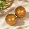 Pelota de salud de madera para balonmano, cuenta redonda de madera para ejercicio de manos, pelota de fitness para ancianos, artesanía tallada en madera maciza, artículo pequeño para sostener en la mano, regalo