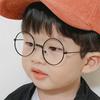 Nuevos Anteojos Metálicos Divertidos para Bebé Vintage para Niño y Niña, Modernos, Personalizados, Redondos, de Montura Pequeña, de Moda, Lentes Planos para Niños