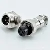 Enchufe de Acoplamiento de Aviación Loniu Gx12 Conector de 2 3 4 5 6 Pines Conector Industrial Macho y Hembra