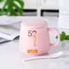 Taza caliente de temperatura constante de 55 grados, posavasos calentador, taza de cerámica de sol, taza de café, taza de regalo creativa, juego de tazas