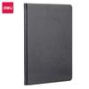 Libreta de notas de cuero Deli 7993, 25 000 páginas, libro de registro de reuniones, cuaderno de papel beige, diario, venta al por mayor