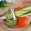 1 Pieza Pelador de Verduras 3 en 1 con Cortador Julienne y Extractor de Ojos de Papa | Hoja de Acero Inoxidable Ultraafilada | Mango Ergonómico Antideslizante | Pelador de Cocina de Alta Resistencia