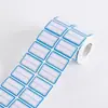 Pegatinas de Etiquetas Enrolladas, Papel Despegable, Notas Adhesivas Autoadhesivas, Pegatinas de Nombre para Marcado Impermeables, Pegatinas para Uso en Oficina