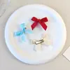 4cm Presilha de Cabelo Fofa com Laço Y2K Multicor Fita de Ballet Mini Bico de Pato Acessórios de Cabelo Headwear