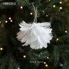 Pendente para Árvore de Natal de Bola de Espuma para Badminton Transfronteiriço Bola Pendurada com Pó Pegajoso Bola Pendurada com Decoração de Pó Dourado Arranjo Adereços