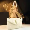 Elegante Bolsa de Corrente com Bordado de Diamante Modelo Novo 2026 para Mulheres, Bolsa Transversal de Couro Genuíno, Bolsa de Mão Versátil Horizontal da Moda