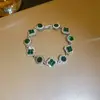 Pulseira Redonda com Fivela de Flor Cravejada de Diamantes Estilo Coreano, Luxo Leve, Sensação de Alto Padrão, Fashion, Exquisita, Joia Versátil para Mulheres