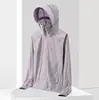 Ropa de Protección Solar Fresca Estilo Montaña para Hombres y Mujeres, Seda de Hielo, Ligera, Pesca al Aire Libre, Absorbente de Humedad, Secado Rápido, Ropa de Protección Solar UV para Verano