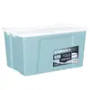 Caja de Almacenamiento de Plástico Extra Grande con Tapa para Ropa, Caja de Almacenamiento Engrosada para Coche y Organización Debajo de la Cama