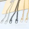 Cadena de Metal para Bolsas Tejidas de Fabricante de Guangzhou, Cadena de Hierro con Forma de O de 7.5 mm de Ancho con Cierre