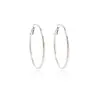 Design Casual e Elegante, Brincos de Argola Lisos para Mulheres, Alta Qualidade, Estilo Cool, Valorizam o Rosto, Pequenos Brincos da Moda, Argolas Grandes