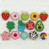Accesorios para Zapatos con Luz LED Parpadeante Serie de Plantas de Dibujos Animados Transfronterizos en Stock Versátiles Versátiles Decoraciones para Zapatos de Jardín Personalizadas para DIY