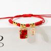 Joyería de Cerámica Jingdezhen Pulsera Estilo Étnico Pequeña Fresca Personalizada Joyería de Mano Tejida Suministro para Puesto de Estudiante