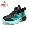 Zapatos para Niños Bobodou 2026 Nuevo Estilo Primavera/Otoño Superficie de Malla Botón Giratorio Niño Niño Mediano/Grande Zapatos Deportivos para Niños