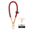 Cordón para Teléfono Móvil Personalizado de Alta Gama, Correa de Muñeca Trenzada, Cordón Corto para Funda de Teléfono Móvil, Venta al por Mayor de Fábrica