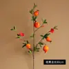 Simulación 5 cabezas fruta de granada china hogar sala de estar Año Nuevo próspero bonsai decoración flor artificial falsa flor eterna venta al por mayor