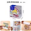 INOMATA Stand de Exibição de Comida e Brincadeira Armazenamento de Brinquedos Microminiatura Armário Decorativo à Prova de Poeira Transparente Bubble Mart Caixa Surpresa