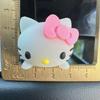 Muñeco de gato KT de dibujos animados accesorios de goma blanda de PVC funda para teléfono móvil caja de almacenamiento parche de exhibición para coche adornos de decoración