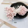 DIY Estambre Mate 2mm Flor Hecha a Mano Material Horquilla Flor Falsa Flor de Ratán de Papel Flor de Malla de Seda Cabeza de Cerilla Centro de Flor