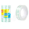 Cinta adhesiva de papelería Deli 12mm cinta transparente para estudiantes, cinta delgada rasgable a mano para manualidades infantiles, venta al por mayor