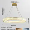 Lámpara de araña de cristal de lujo para comedor, lámpara de alta gama para sala de té, 6 lámparas nuevas de diseño para mesa de comedor y mesa de bar, hierro