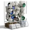 Caixa Organizadora de Acrílico Personalizada Armazenamento de Cápsulas de Café Transparente Armário de Armazenamento para Bancada Suporte de Acrílico Caixa de Armazenamento