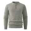 2026 Nuevo Suéter Casual para Hombre Estilo Japonés Color Sólido Simple Holgado Tallas Grandes Prendas de Punto Suéter de Punto Prendas de Punto para Hombre
