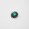 Arete de titanio F136 con forma de erizo de mar y corazón para lóbulo de la oreja, Piercing para labio de erizo de mar con rosca interna de titanio G23, Accesorio de joyería para la oreja