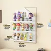 Estante creativo de pared con forma de casa para decoración de pared de dormitorio y sala de estar, estante de almacenamiento decorativo de varias capas, organizador de escritorio