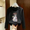 Camiseta de manga larga de algodón puro para niña, nuevo modelo otoño 2026, camiseta básica para llevar sola o debajo, top casual para primavera y otoño para niños