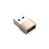 Adaptador Otg Hembra Tipo-C a Macho USB Cable Adaptador de Datos USB 2.0 a Typec Aleación de Aluminio