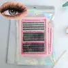 Cílios postiços transfronteiriços pálpebra única pálpebras inchadas fixador morto camadas inclinadas voando cílios mestiços Amazon DIY comércio exterior