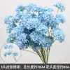 Juego de 10 Piezas de Flores para Boda en Tonos Azules para Decoraciones de Pasillo de Salón de Bodas, Arreglos Florales, Decoraciones de Fondo y Decoraciones de Escenario con Flores Artificiales