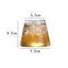 Estilo Nórdico Mt. Taza Fuji Vaso de Agua de Vidrio Resistente al Calor Taza de Leche para Desayuno para Mujer Taza para Mousse Taza de Café