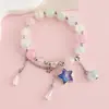 Pulsera de Joyería de Nuevo Estilo, Joyería de Cuentas de Cristal Estilo Coreano, Pareja, Estudiante, Pulsera Infantil, Joyería para Niñas al por Mayor