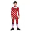 Macacão de Palhaço Infantil Fantasia de Cosplay de Halloween Roupa de Performance Circense de Bolinhas Fantasia de Performance de Festa Unissex