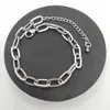 Pulsera Hip-Hop Popular de Acero Inoxidable para Mujer con Diseño Simple de Nicho Pulsera de Cadena de Bolas Europea y Americana Cadena de Perlas