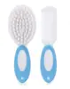 Pente de Bebê Transfronteiriço, Escova Penteadora de Lã para Bebê, Conjunto de Pentes com Cerdas Macias para Massagem, Limpeza de Recém-Nascido, Remoção de Pelos, Banho e Esfoliação