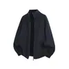 2026 Novo Suéter Masculino de Malha Torcida Trançada com Gola Alta para Outono/Inverno, Cardigã Jaqueta Casual Fashion de Tamanho Grande