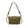 Bolso de axila minimalista de moda coreana y japonesa con un toque de alta gama, nuevo bolso de hombro y bandolera para mujer 2026 con patrón tejido de invierno
