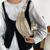 Bolsa de pecho y riñonera de alta gama para mujer, nueva y moderna bolsa de hombro versátil para el día a día 2026, bolso cruzado simple y elegante