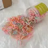 Elásticos de Cabelo Pequenos para Rabo de Cavalo Infantil 2025 Novo Modelo Elásticos de Borracha Descartáveis Elásticos Pequenos Duráveis para Bebês