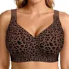 Soporte suave transfronterizo, sin varillas, sujetador sin costuras cómodo y de soporte para mujeres con busto grande, talla grande, se puede usar como prenda exterior