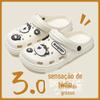 Sapatos de praia femininos, novo estilo, verão 2025, chinelos para casais, sandálias antiderrapantes de desenho animado para homens