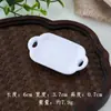 Plato de Juguete de Comida Miniatura Simulada, Tazón Pequeño, Bandeja de Doble Asa, Plato de Frutas, Accesorios de Juguete de Cocina para Casa de Juego DIY