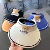 Sombrero protector solar para niños Sombrero protector solar de verano Sombrero protector solar de oso para niños y niñas Sombrero protector solar para niños Protección UV